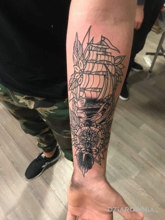Tatuaż statek - pozostałe
