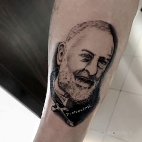 Na święta wleciał ojciec Pio :)