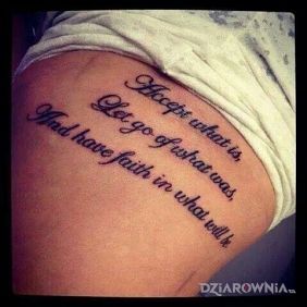 Napis z przesłaniem