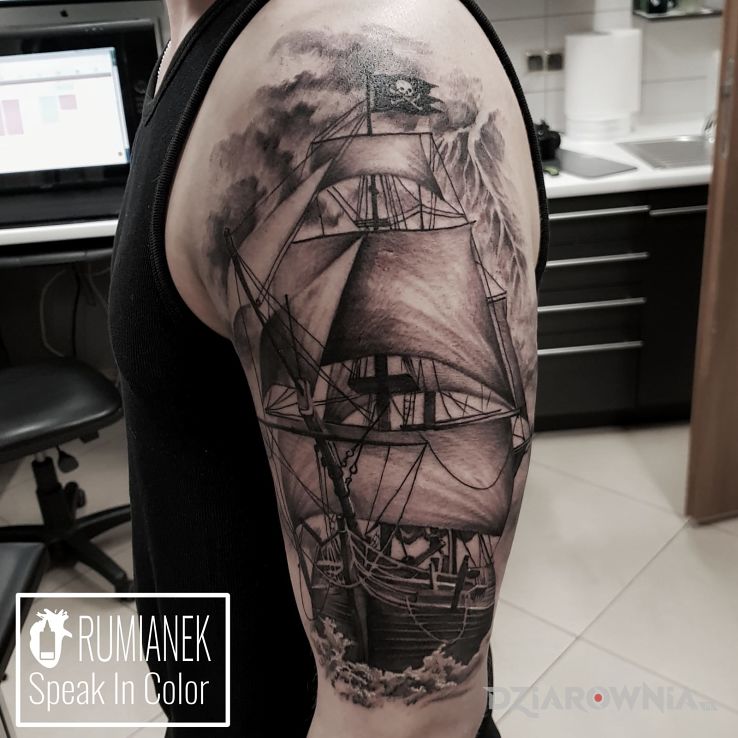 Tatuaż statek - pozostałe