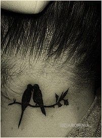 Tatuaż gołąbeczki - zwierzęta