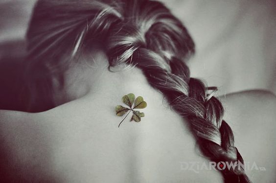 Tatuaż koniczyna - kolorowe