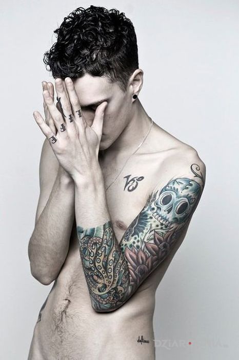 Tatuaż ash stymest - rękaw na lewej ręce - Ash Stymest