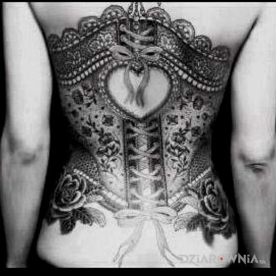 Tatuaż gorset - pozostałe