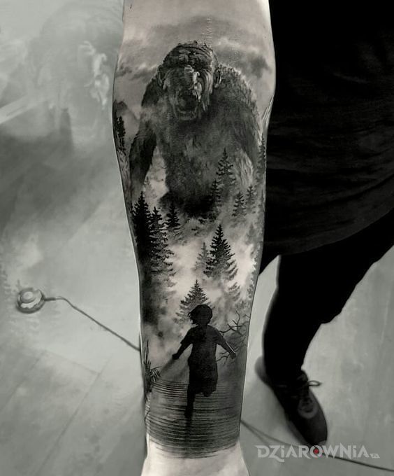 Tatuaż olbrzym - 3D