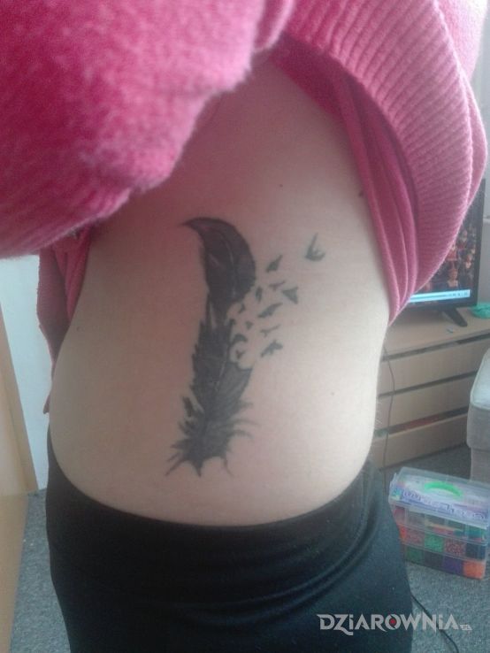 Tatuaż piórko - pozostałe
