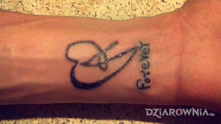 Tatuaż sam sobie robiłem maszynkom z chin - napisy