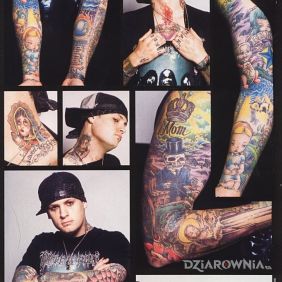 Benji Madden - zestawienie tatuaży