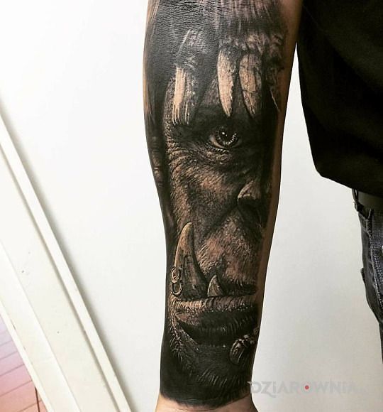 Tatuaż warcraft - 3D