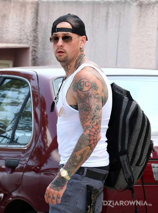 Tatuaż benji madden - rękaw - Benji Madden