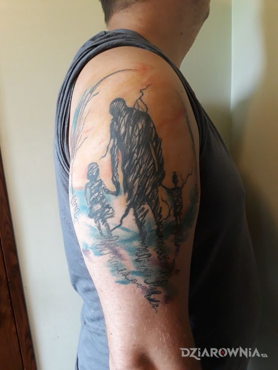 Tatuaż córki - postacie