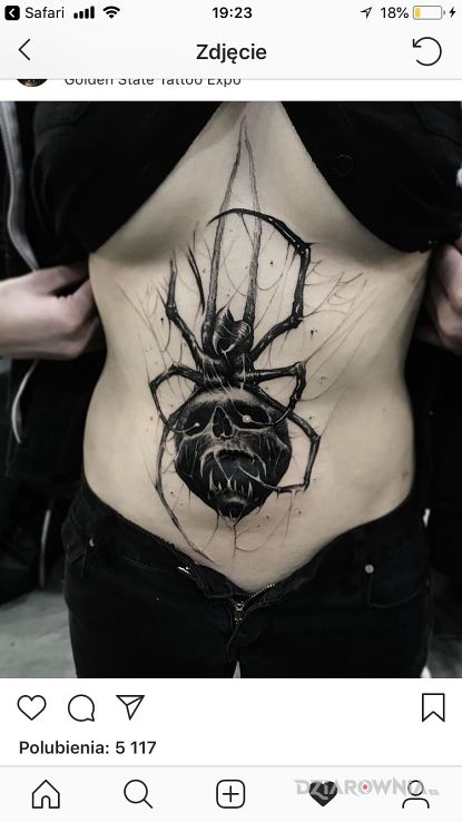 Tatuaż kolejna czacha - czaszki