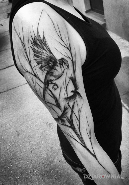 Tatuaż ptaki - zwierzęta