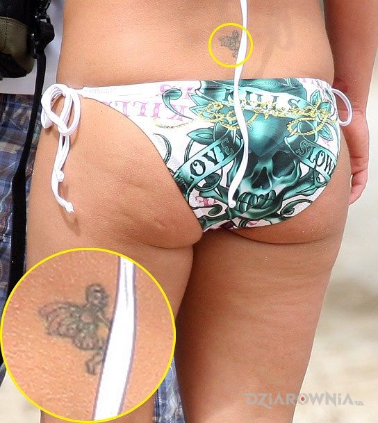 Tatuaż britney spears - tatuaż na plecach - Britney Spears