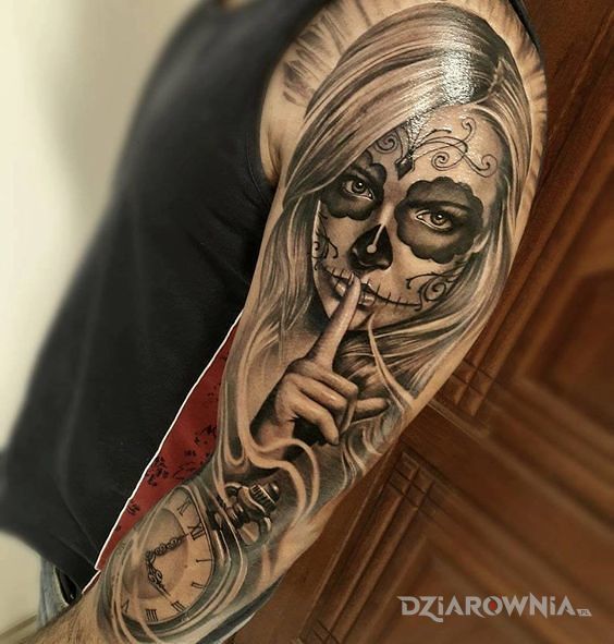 Tatuaż meksykański sznyt - 3D