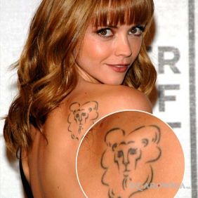 Christina Ricci - twarz lwa