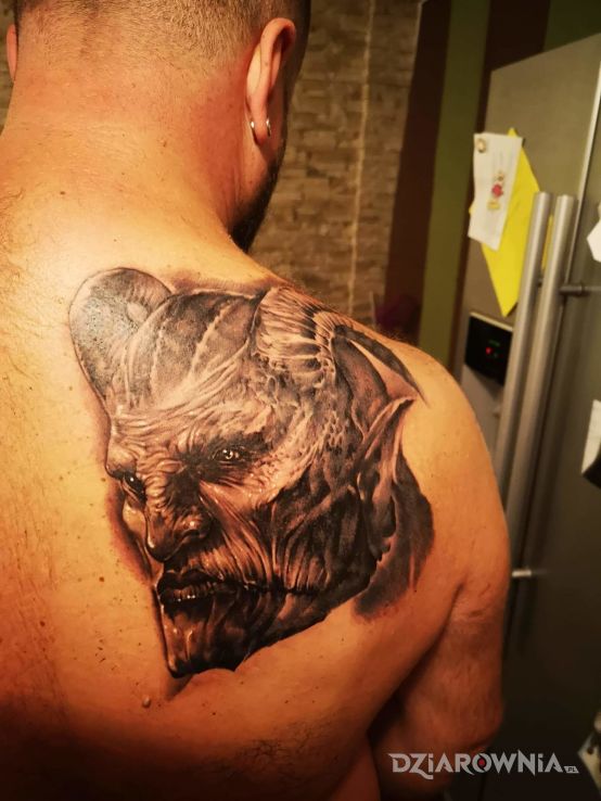 Tatuaż szatan  - demony