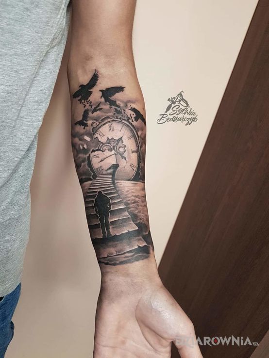 Tatuaż projekt powstał w 30min pełny spontan - postacie