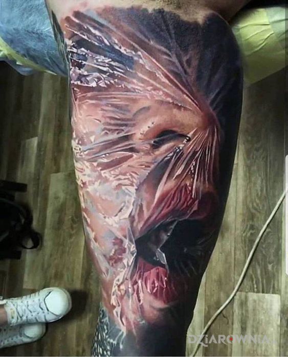 Tatuaż realizm 500 - twarze