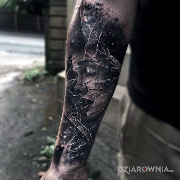 Tatuaż twarzyczka - 3D