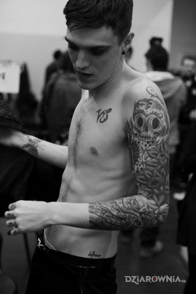 Tatuaż josh beech - tatuaż rękaw - Josh Beech