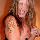 Sebastian Bach - kwiatek na ramieniu