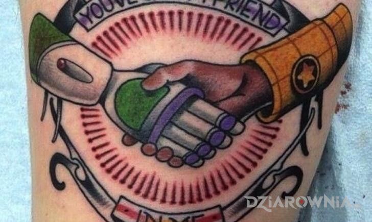 Tatuaż buzz astral i szeryf chudy - postacie