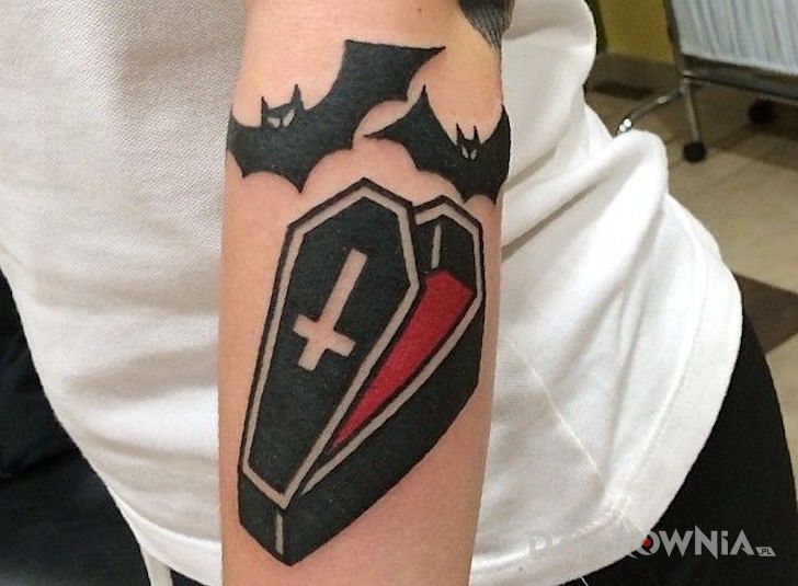 Tatuaż nietoperze - zwierzęta