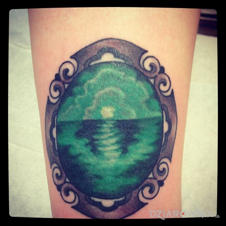 Tatuaż śliczny horyzont - miłosne