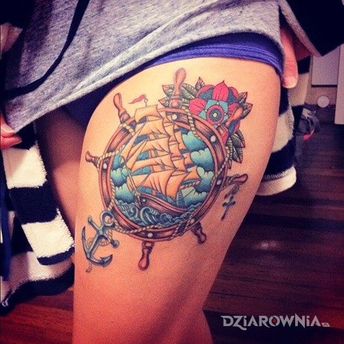 Tatuaż statek - pozostałe