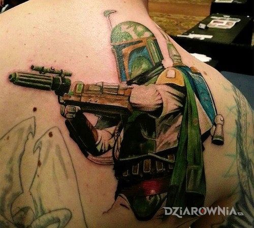 Tatuaż boba fett - postacie