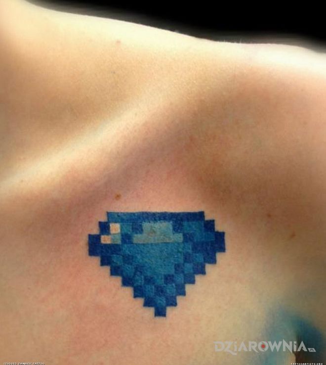 Tatuaż diament - pozostałe
