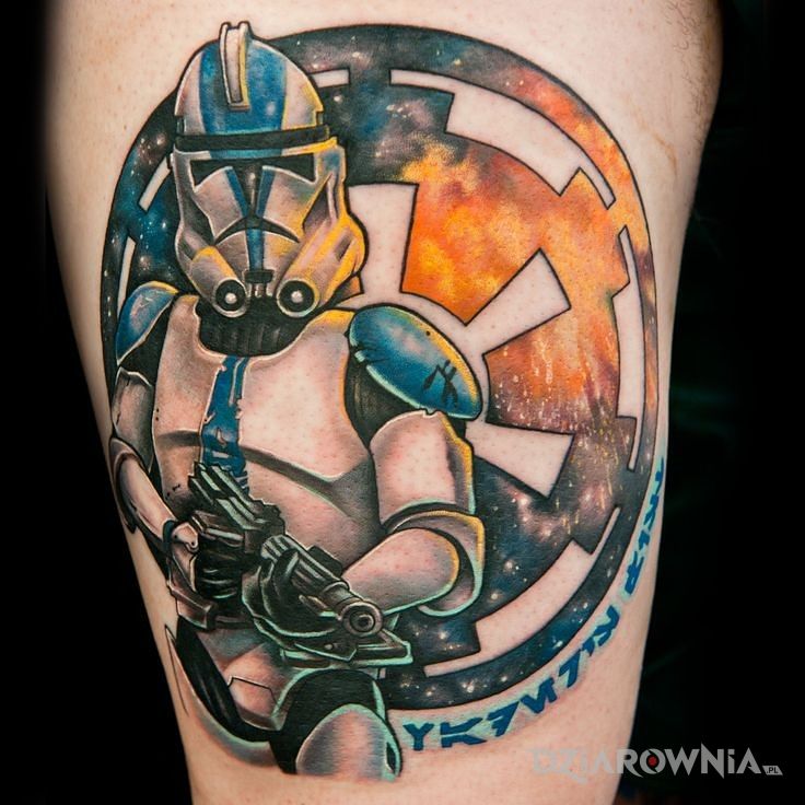 Tatuaż komandos imperium - postacie