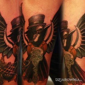 Ptak w dziwnej odsłonie 