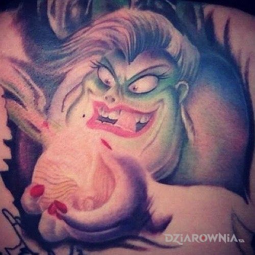 Tatuaż zmora syrenki - postacie