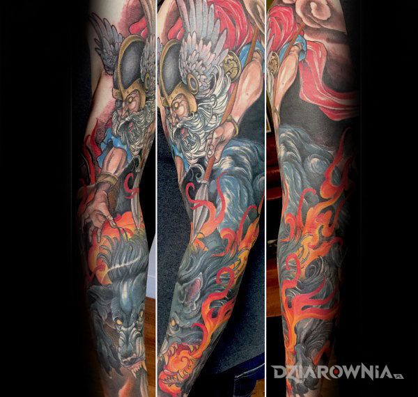 Tatuaż thor - zwierzęta