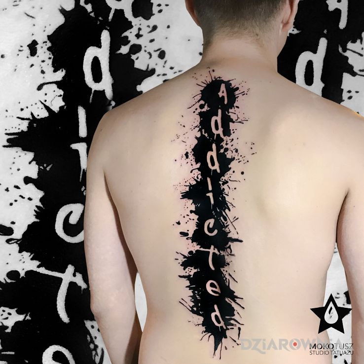 Tatuaż tak robimy napisy d - napisy