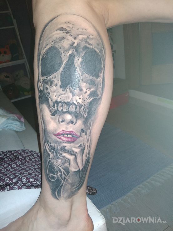 Tatuaż czaszka - twarze
