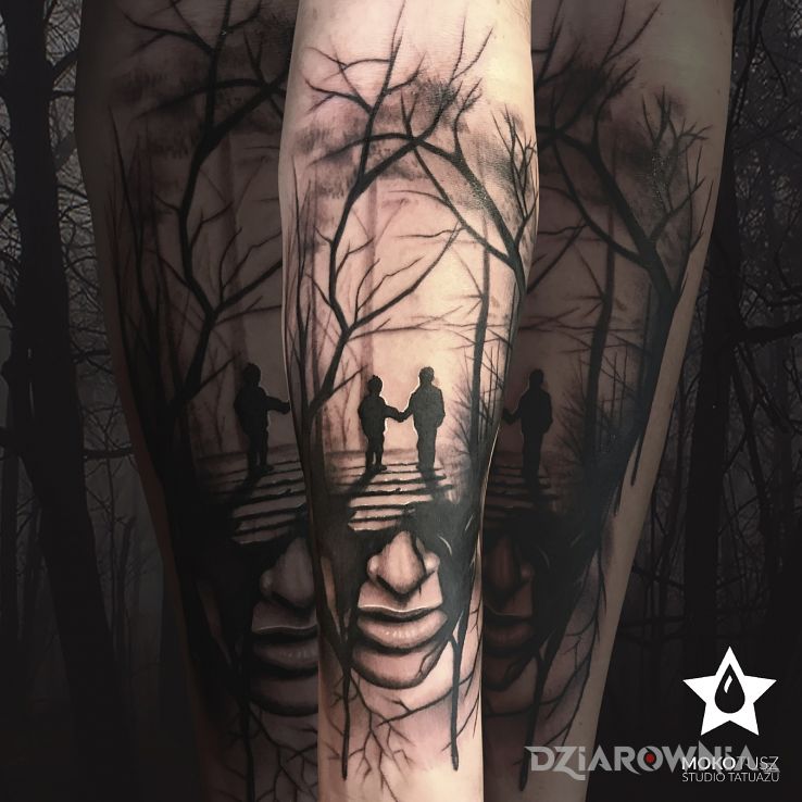 Tatuaż w listopadowym klimacie - 3D