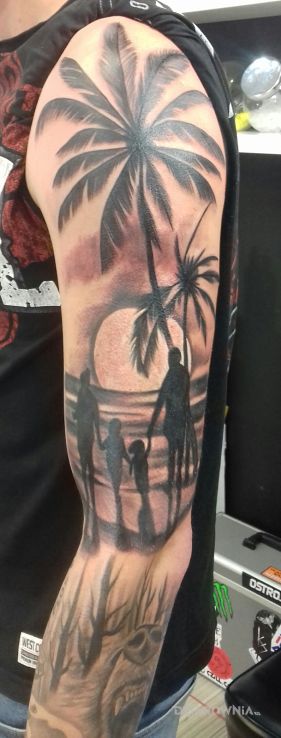 Tatuaż rodzina - postacie