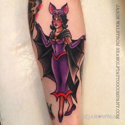 Tatuaż wiedźma - postacie