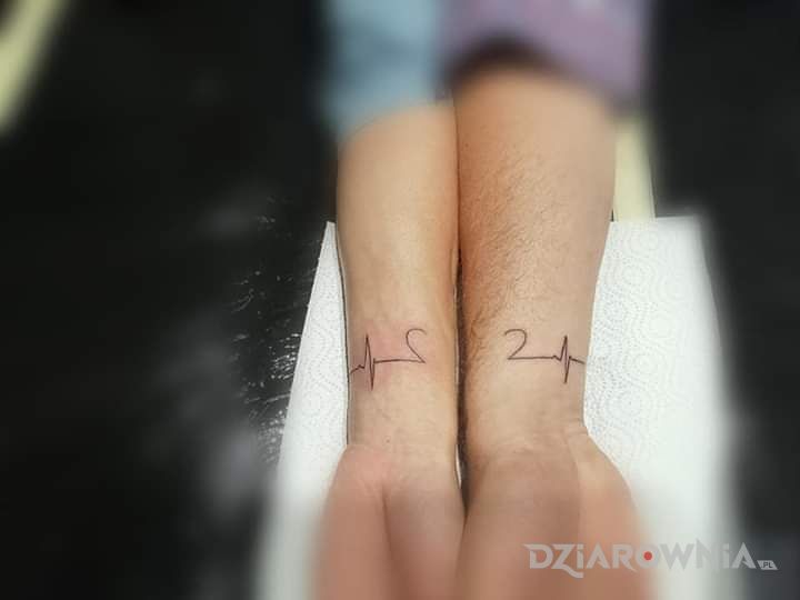 Tatuaż zamiast obrączek - miłosne