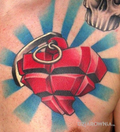 Tatuaż granat - pozostałe