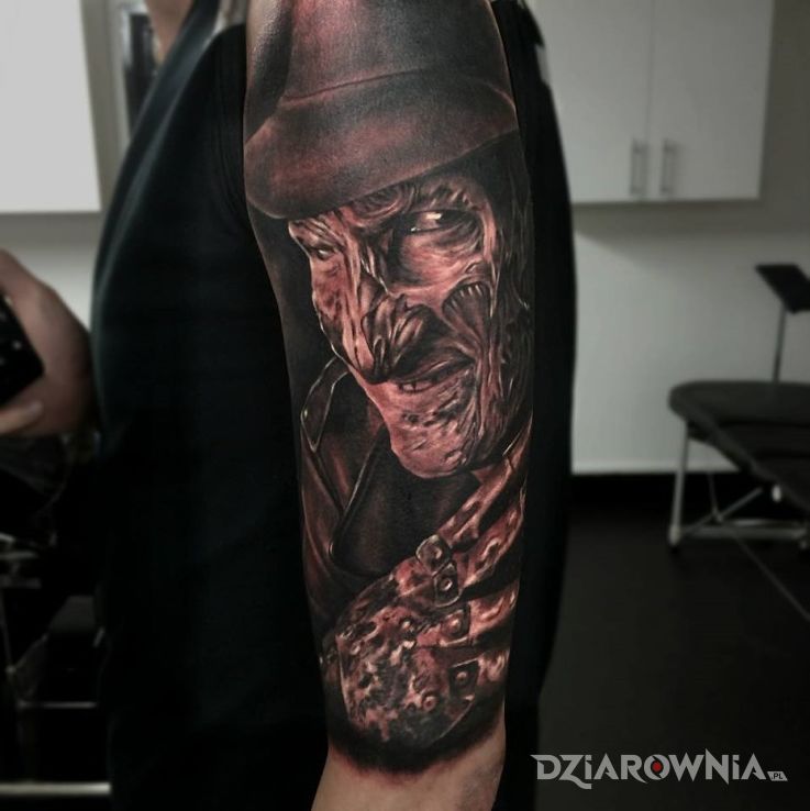 Tatuaż freddie kruger - postacie