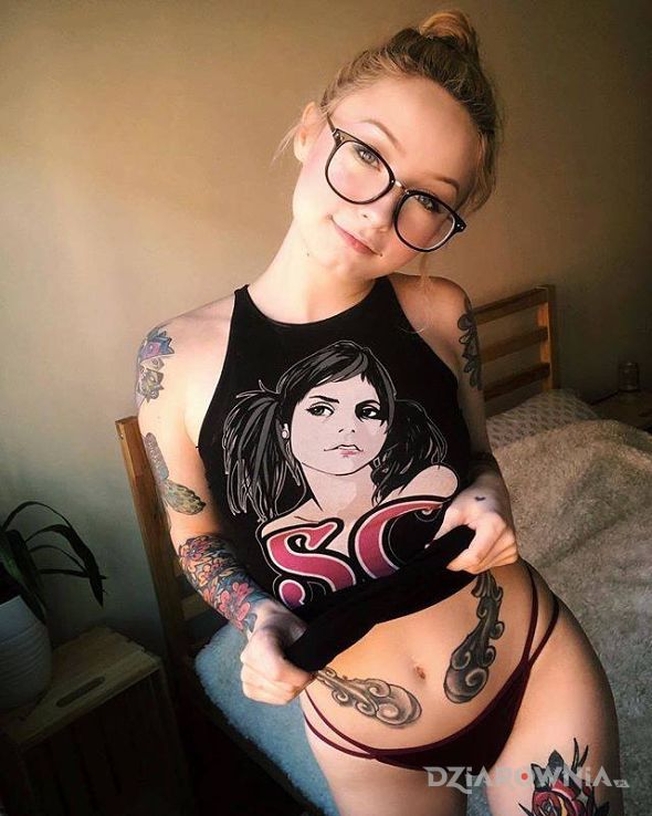 Tatuaż uroczo - kolorowe