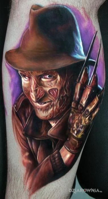 Tatuaż freddie kruger 4 - twarze