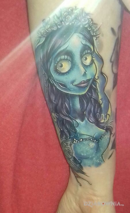 Tatuaż gnijąca panna młoda - rękawy