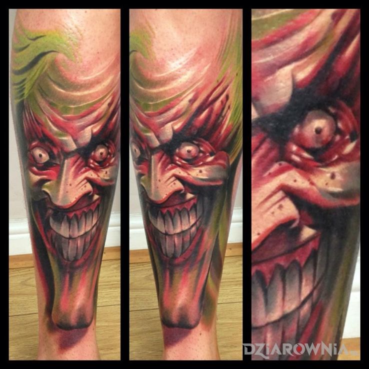 Tatuaż joker - postacie