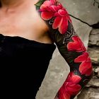 Kwiaty w kolorze czerwieni