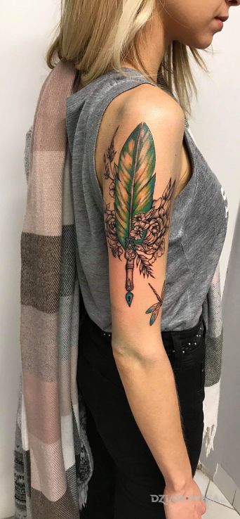 Tatuaż pisarskie pióro - pozostałe